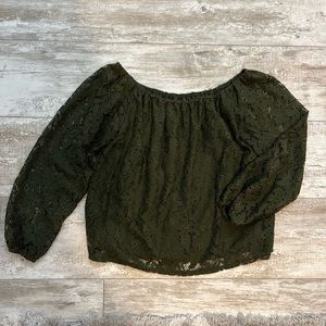 Hollister off the shoulder top